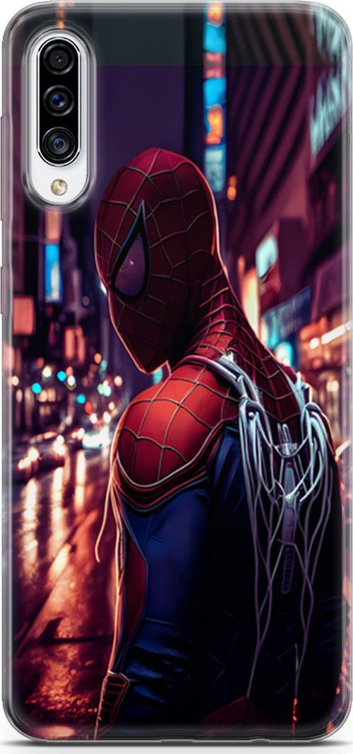 Galaxy A70s Uyumlu Kılıf Yapayzeka 9 Spiderman NY UV Kılıf