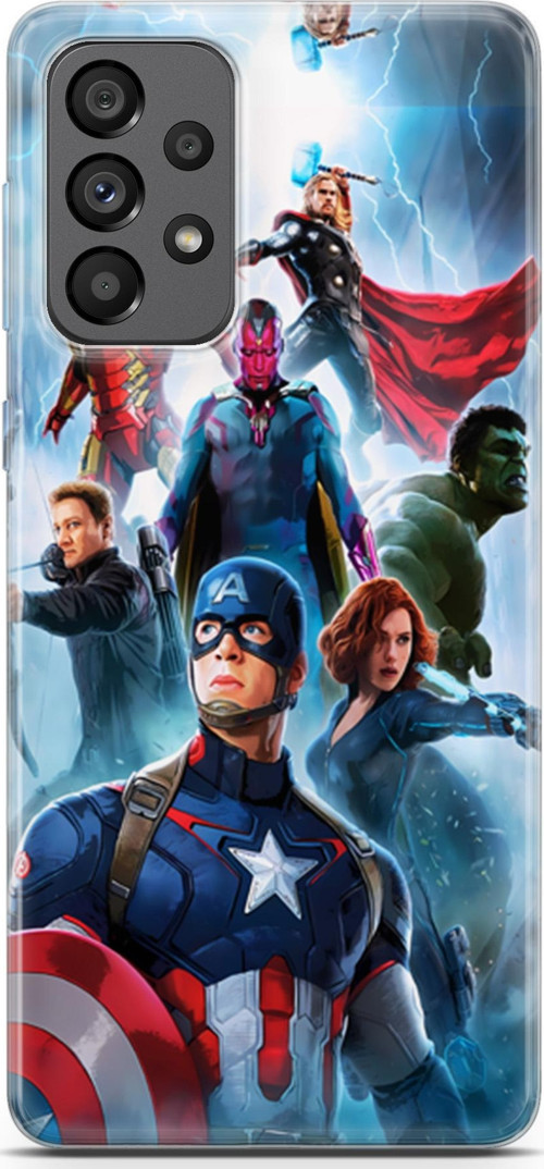 Galaxy A73 5G Uyumlu Kılıf Yapayzeka 6 Marvel Kahramanları Koruyucu Kapak