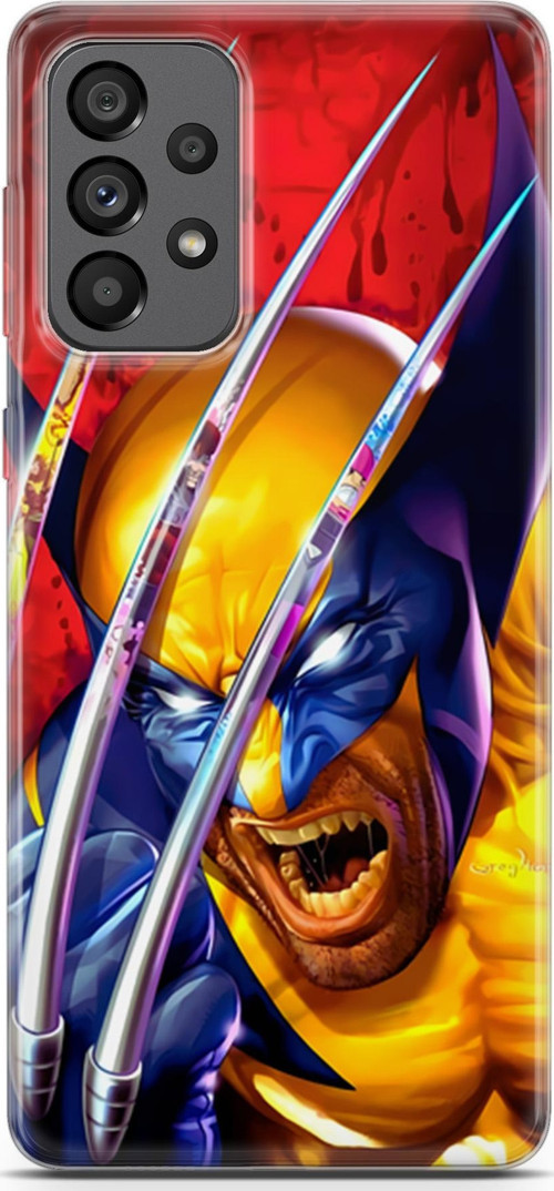 Galaxy A73 5G Uyumlu Kılıf Yapayzeka 7 Wolverine Desenli Kılıf