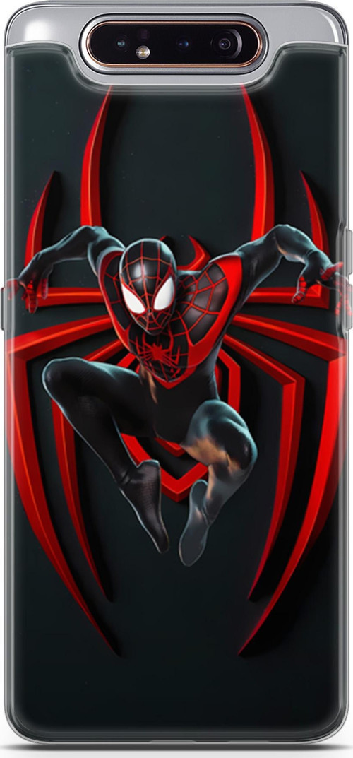 Galaxy A80 Uyumlu Kılıf Yapayzeka 1 Örümcek Adam Anime Telefon Kılıfı