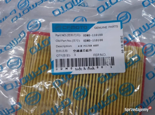 Cf Moto Nk 250 ,250 Sr ,Clx 250 Orjinal Hava Filtresi