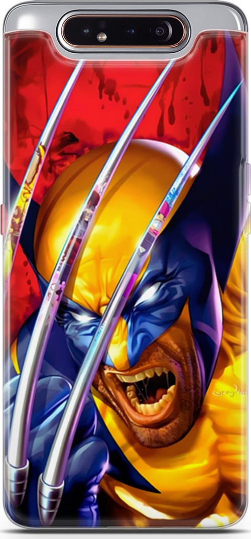 Galaxy A80 Uyumlu Kılıf Yapayzeka 7 Wolverine Desenli Kılıf