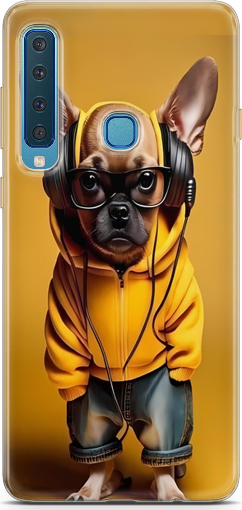 Galaxy A9 2018 Uyumlu Kılıf Yapayzeka 19 DJ Bulldog Tam Koruma Kılıf