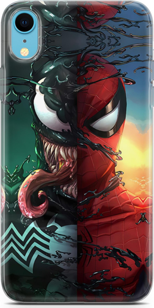 iPhone XR Uyumlu Kılıf Yapayzeka 10 Spider Venom Full HD Kılıf