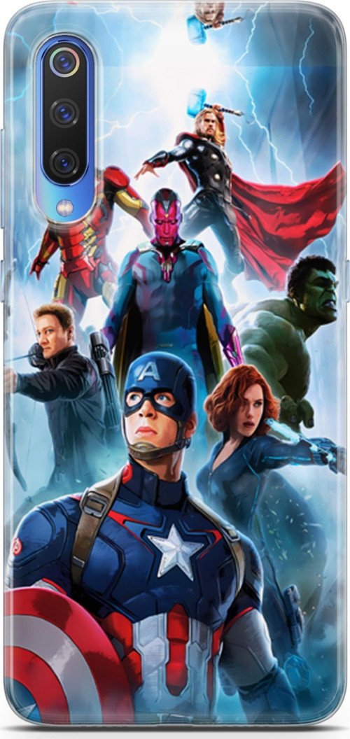 Xiaomi Mi 9 Uyumlu Kılıf Yapayzeka 6 Marvel Kahramanları Koruyucu Kapak