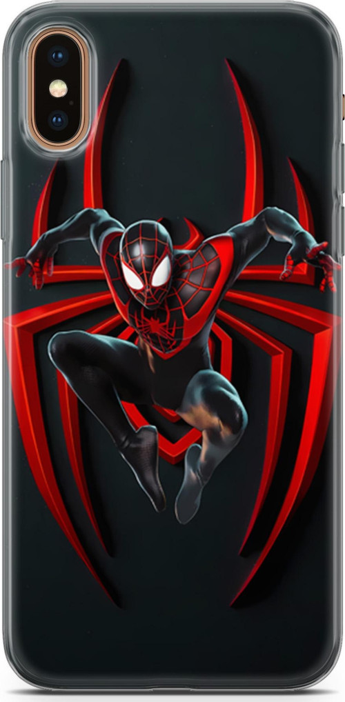 iPhone XS Max Uyumlu Kılıf Yapayzeka 1 Örümcek Adam Anime Telefon Kılıfı