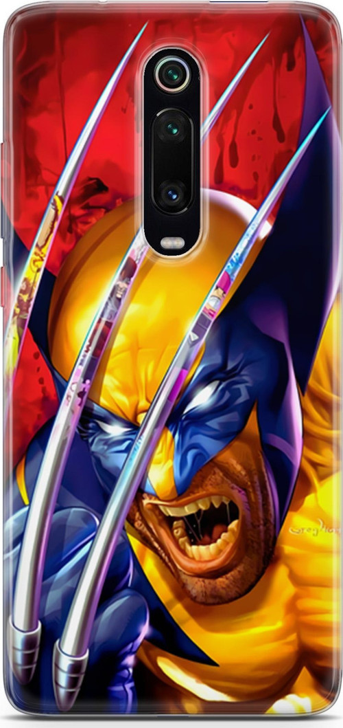 Xiaomi Mi 9T Pro Uyumlu Kılıf Yapayzeka 7 Wolverine Desenli Kılıf