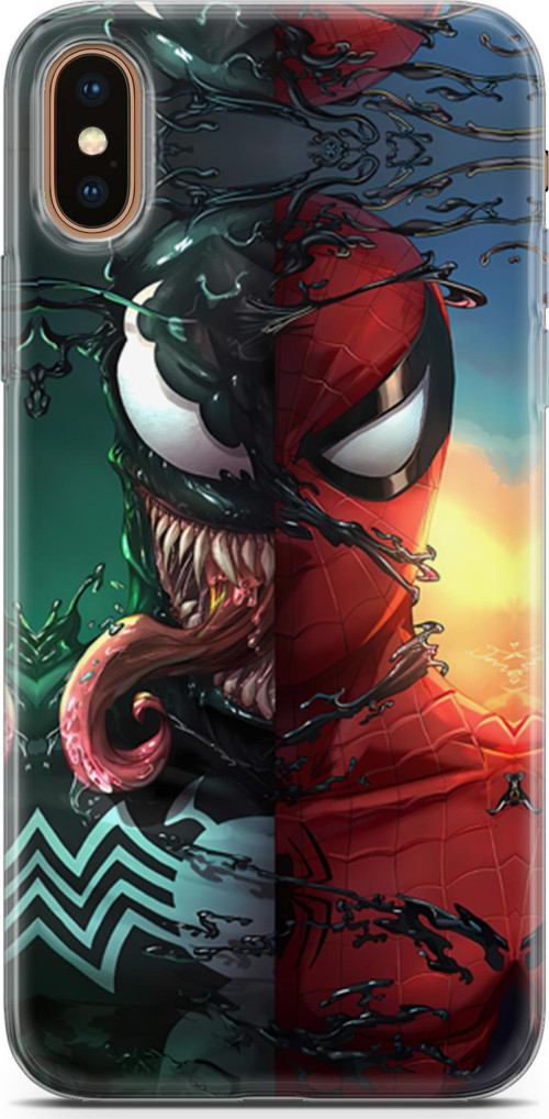 iPhone XS Max Uyumlu Kılıf Yapayzeka 10 Spider Venom Full HD Kılıf