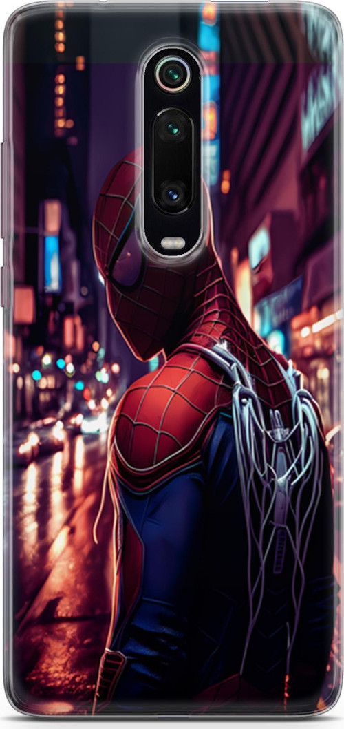 Xiaomi Mi 9T Pro Uyumlu Kılıf Yapayzeka 9 Spiderman NY UV Kılıf