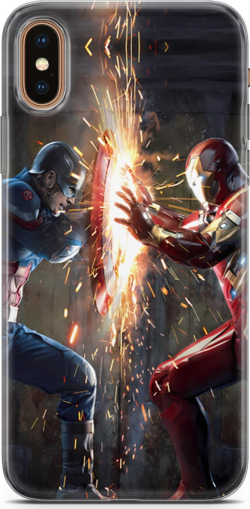 iPhone XS Max Uyumlu Kılıf Yapayzeka 14 Iron Man Cover Kılıf