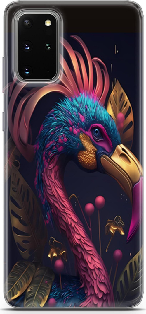Galaxy S20 Plus Uyumlu Kılıf Yapayzeka 24 Cennet Kuşu Darbe Emici Kılıf