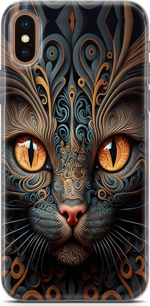 iPhone XS Max Uyumlu Kılıf Yapayzeka 26 Sanatsal Soft Kapak