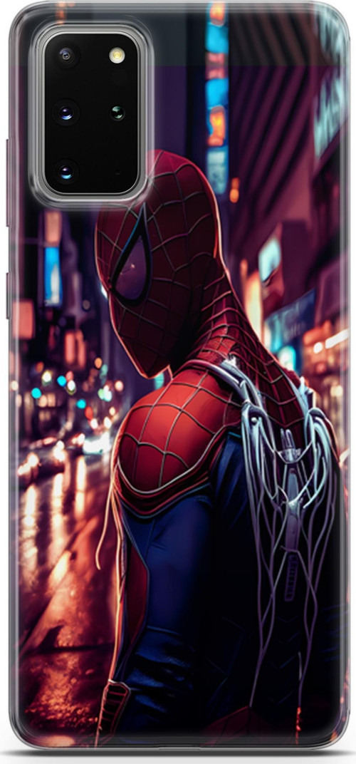 Galaxy S20 Plus Uyumlu Kılıf Yapayzeka 9 Spiderman NY UV Kılıf