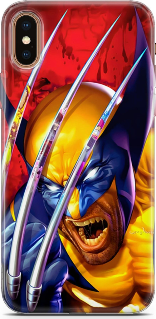 iPhone XS Max Uyumlu Kılıf Yapayzeka 7 Wolverine Desenli Kılıf