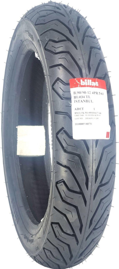 Motosiklet Lastik 90/90-12 Tl (Tubeless - Dubleks) Bl34A