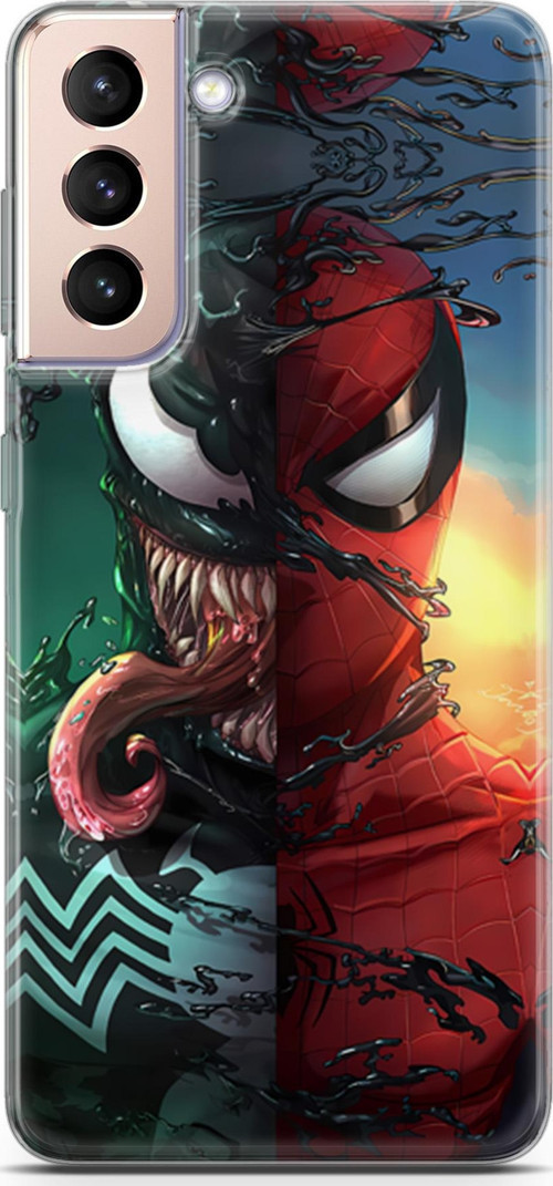 Galaxy S21 Plus Uyumlu Kılıf Yapayzeka 10 Spider Venom Full HD Kılıf