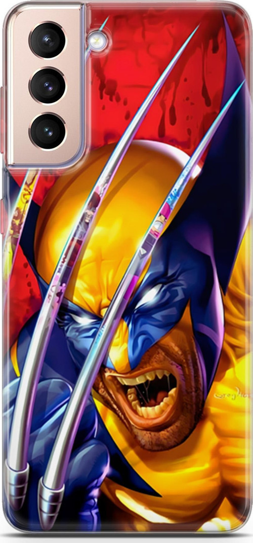 Galaxy S21 Plus Uyumlu Kılıf Yapayzeka 7 Wolverine Desenli Kılıf