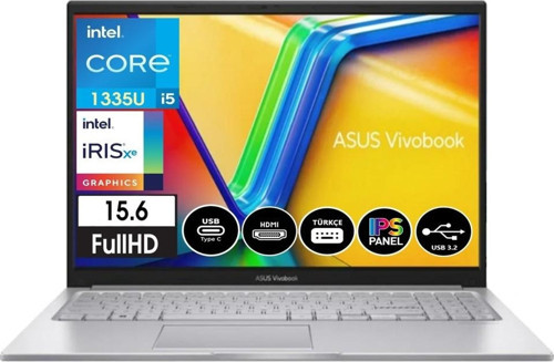 VivoBook 15 i5-1335U 16 GB 2 TB SSD 15.6" Windows 11 Pro X1504VA-NJ1424 K28