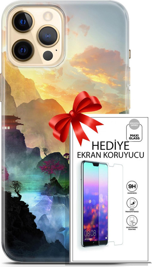 Apple İphone 12 Pro Kılıf Orijinal Seri Neo 06 Cyclops Koruyucu Kapak Ekran Koruyucu