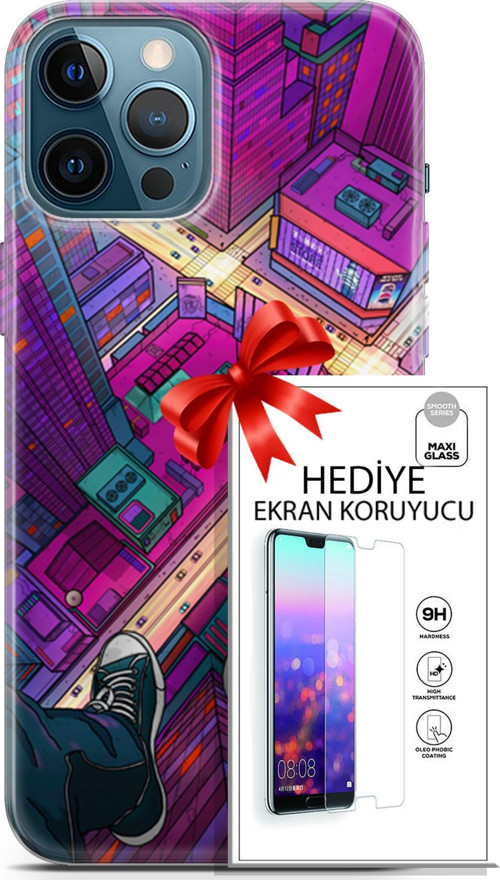 Apple İphone 12 Pro Max Kılıf Orijinal Seri Fantasy 13 Converse Case Kapak Ekran Koruyucu