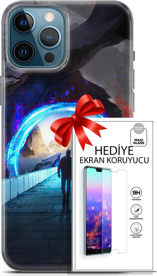 Apple İphone 12 Pro Max Kılıf Orijinal Seri Neo 20 Punish Renkli Kılıf Ekran Koruyucu