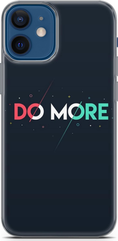 Apple İphone 12 Mini Kılıf Orijinal Seri Typo 12 Do More Tasarım Kılıf