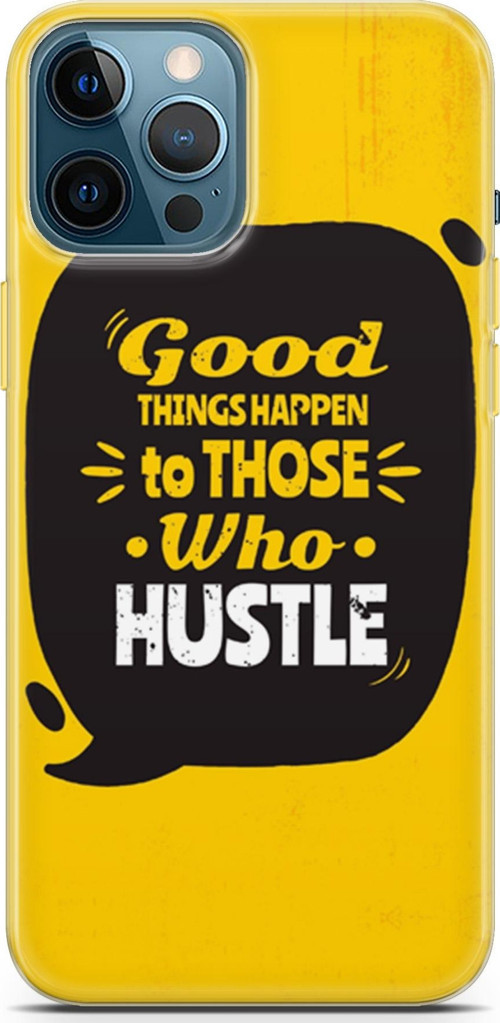 Apple İphone 12 Pro Max Kılıf Orijinal Seri Typo 14 Good Things Happen Cover Kılıf