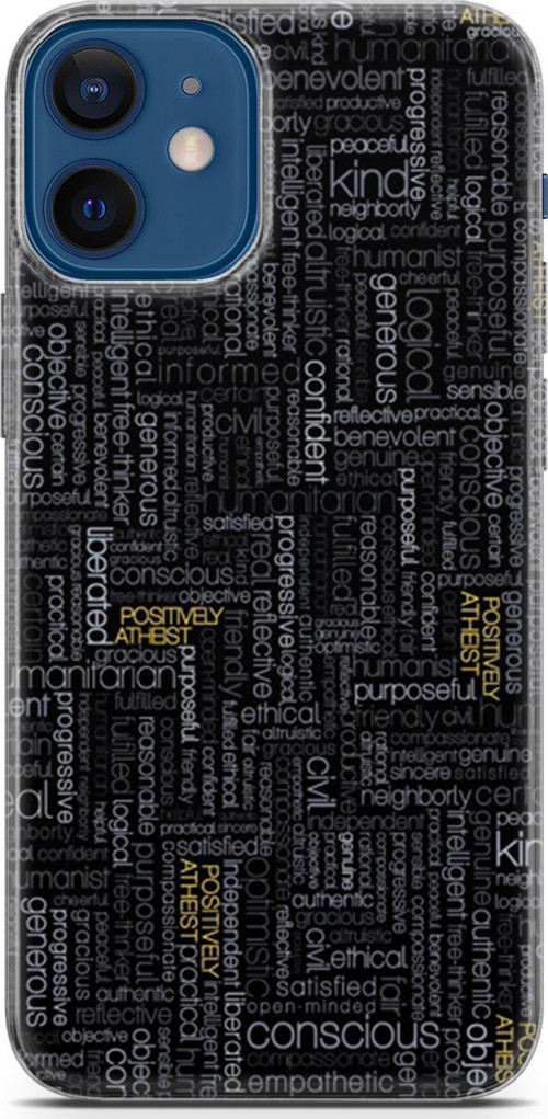 Apple İphone 12 Mini Kılıf Orijinal Seri Typo 26 Confident Soft Kapak