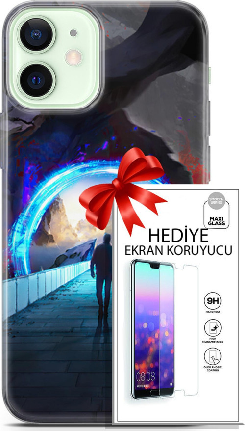 Apple İphone 12 Kılıf Orijinal Seri Neo 20 Punish Renkli Kılıf Ekran Koruyucu