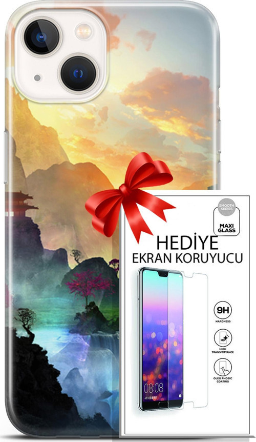 Apple İphone 13 Mini Kılıf Orijinal Seri Neo 06 Cyclops Koruyucu Kapak Ekran Koruyucu