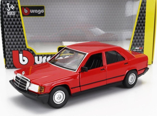 Burago 1/24 Mercedes Benz 190E 2.6 Model Araç Kırmızı