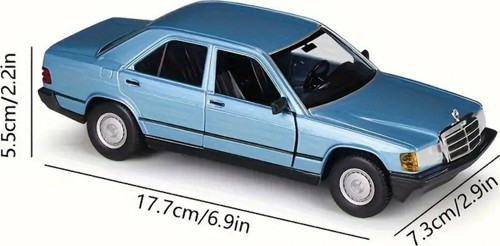 Burago 1/24 Mercedes Benz 190E 2.6 Model Araç Mavi