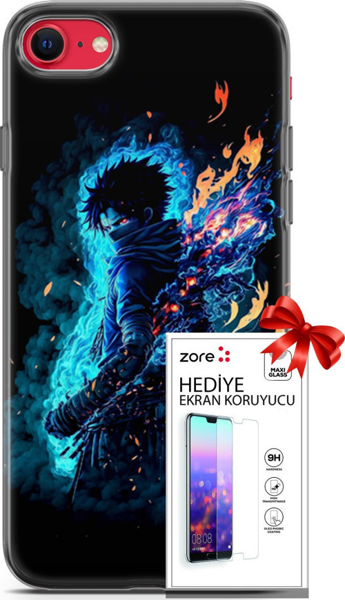 Apple İphone Se 2020 - 2022 Kılıf Orijinal Seri Supers 16 My Hero Anime Hediyelik Kılıf Ve Ekran Koruyucu