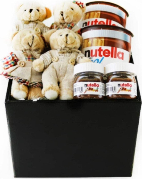 Peluş Ayıcık Ve Nutella Hediye Kutusu