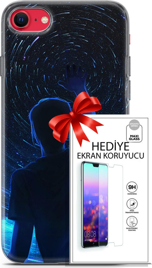 Apple İphone Se 2020 - 2022 Kılıf Orijinal Seri Neo 14 Batman The Joker Cover Kılıf + Ön Ekran Koruyucu