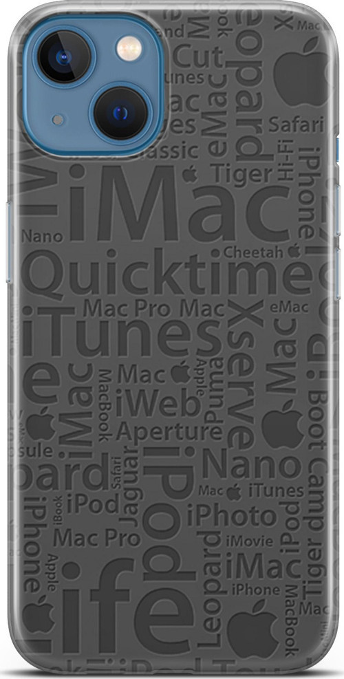 Apple İphone 13 Kılıf Orijinal Seri Typo 28 İmac İweb İlife İz Bırakmayan Kılıf