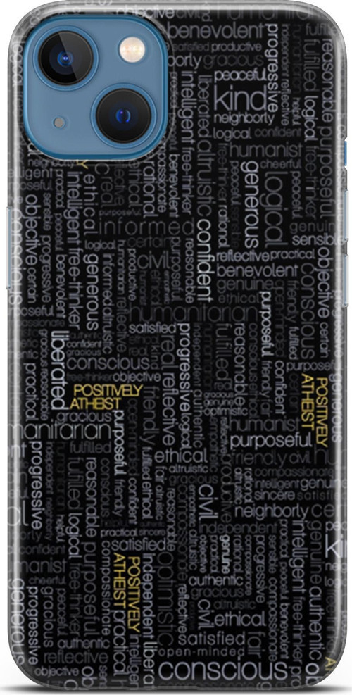 Apple İphone 13 Kılıf Orijinal Seri Typo 26 Confident Soft Kapak