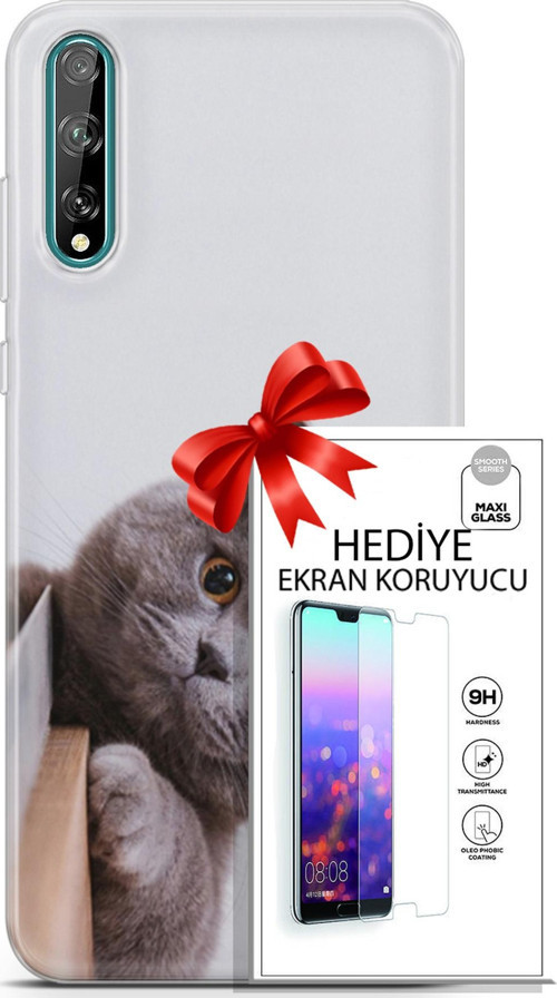 Huawei P Smart S 2020 Kılıf Orijinal Seri Scotish-British 06 Duman Koruyucu Kapak Ekran Koruyucu