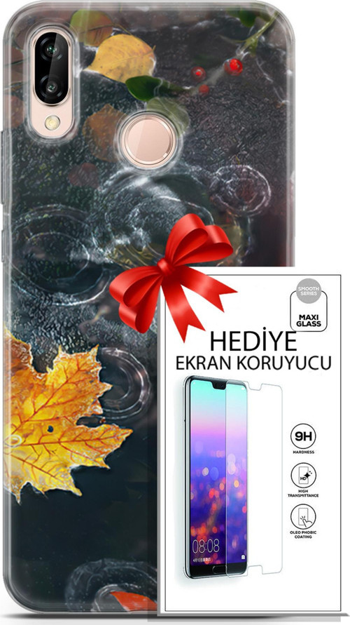 Huawei P20 Lite Kılıf Orijinal Seri Neo 02 Spawn Kapak Ve Ekran Koruyucu
