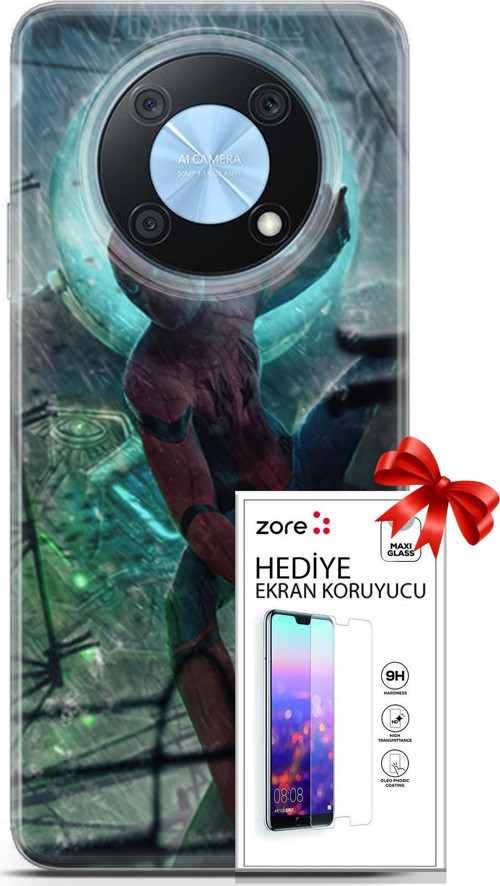 Huawei Nova Y90 Kılıf Orijinal Seri Supers 19 Marvel Movie Tam Koruma Kılıf + Ekran Koruyucu