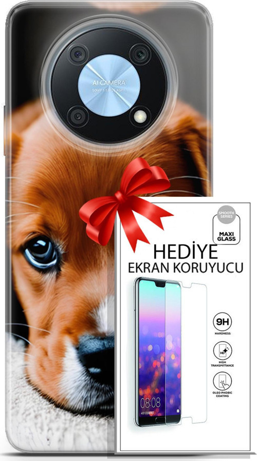 Huawei Nova Y90 Kılıf Orijinal Seri Dogs 09 Beagle Uv Kılıf Ve Ekran Koruyucu