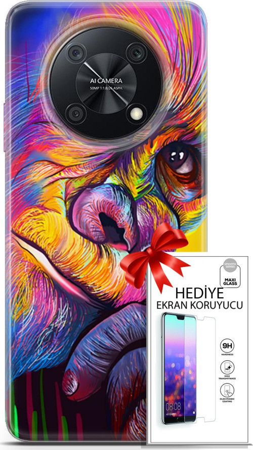Huawei Nova Y90 Kılıf Orijinal Seri Bounce 26 Skylar Carter Soft Kapak + Ekran Koruyucu