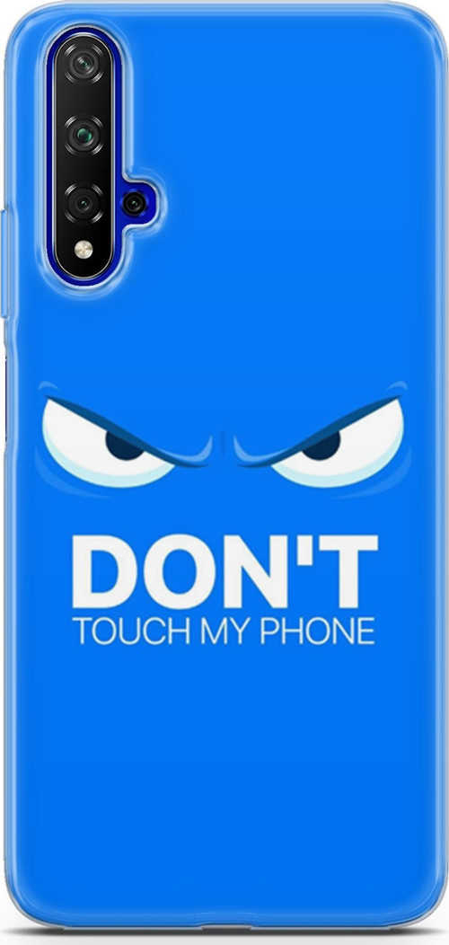 Huawei Nova 5T Kılıf Orijinal Seri Typo 19 Don'T Touch My Phone Tam Koruma Kılıf