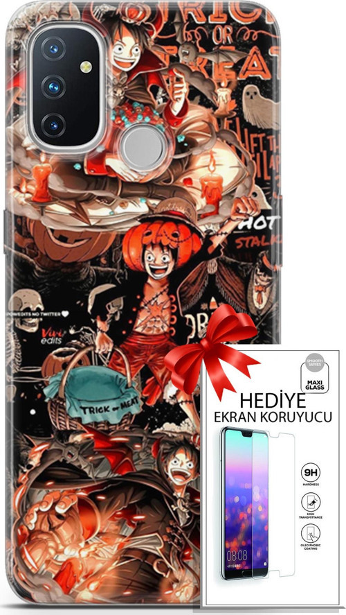 Oneplus Nord N100 Kılıf Orijinal Seri Bounce 10 Charlotte Lawson Full Hd Kılıf + Ekran Koruyucu