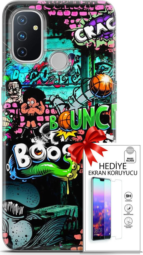 Oneplus Nord N100 Kılıf Orijinal Seri Bounce 02 Lois Francis Kapak Ve Ekran Koruyucu