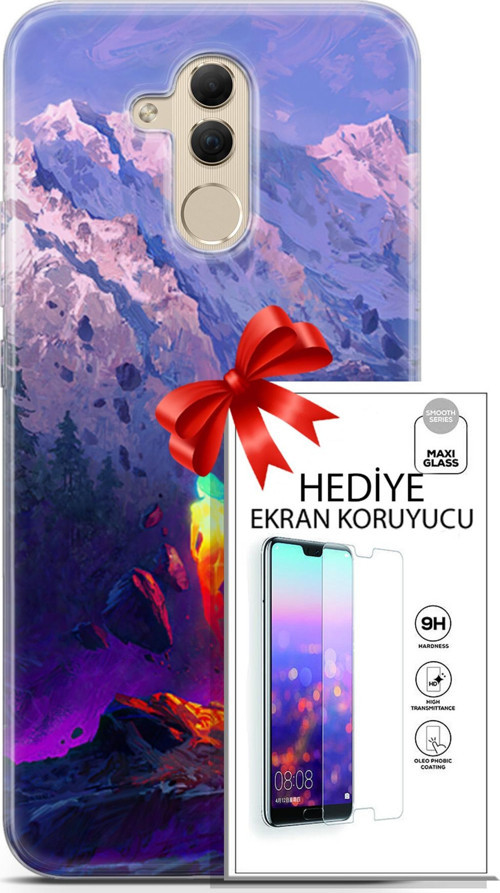 Huawei Mate 20 Lite Kılıf Orijinal Seri Neo 24 Örümcek Adam Darbe Emici Kılıf + Ekran Koruyucu