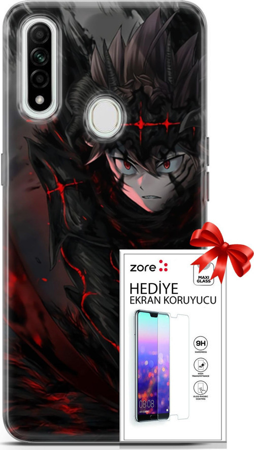 Oppo A31 Kılıf Orijinal Seri Supers 14 Asta Devil Anime Cover Kılıf + Ön Ekran Koruyucu
