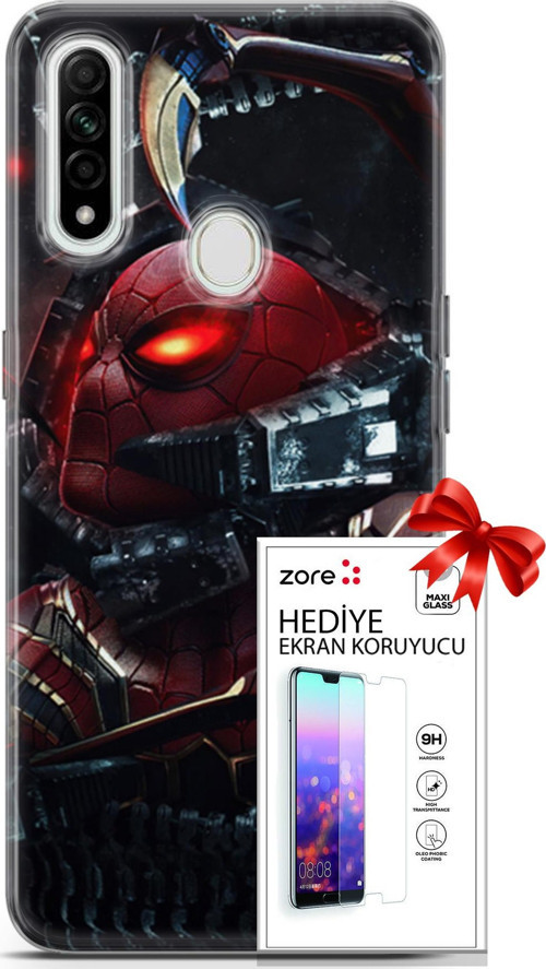 Oppo A31 Kılıf Orijinal Seri Supers 20 Doctor Octopus Renkli Kılıf Ekran Koruyucu