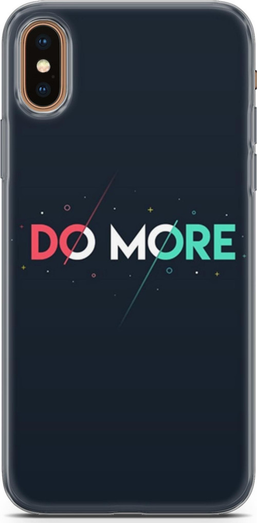 Apple İphone Xs Max Kılıf Orijinal Seri Typo 12 Do More Tasarım Kılıf