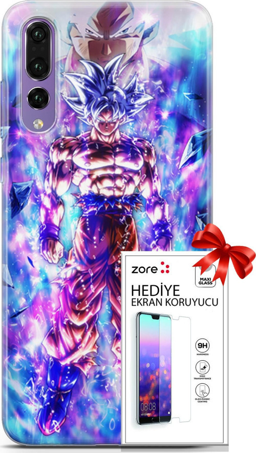 Huawei P20 Pro Kılıf Orijinal Seri Supers 12 Legends Anime Tasarım Kılıf + Ekran Koruyucu